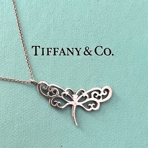 Tiffany & Co Silver Enchant Dragonfly Necklace